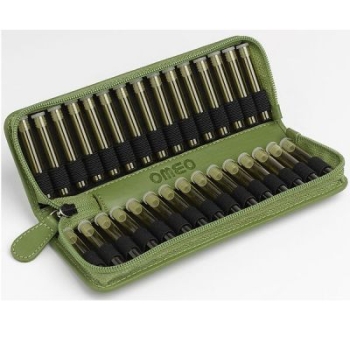 Taschenapotheke 30er Leder grün