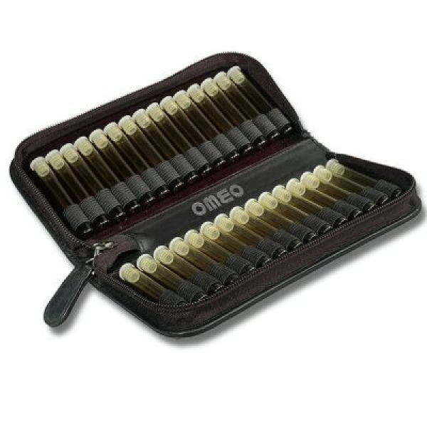 Taschenapotheke 30er Leder schwarz