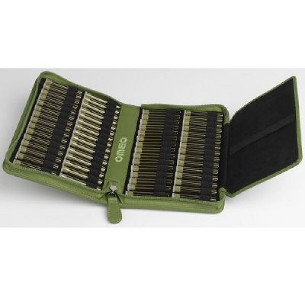 Taschenapotheke 60er Leder grün
