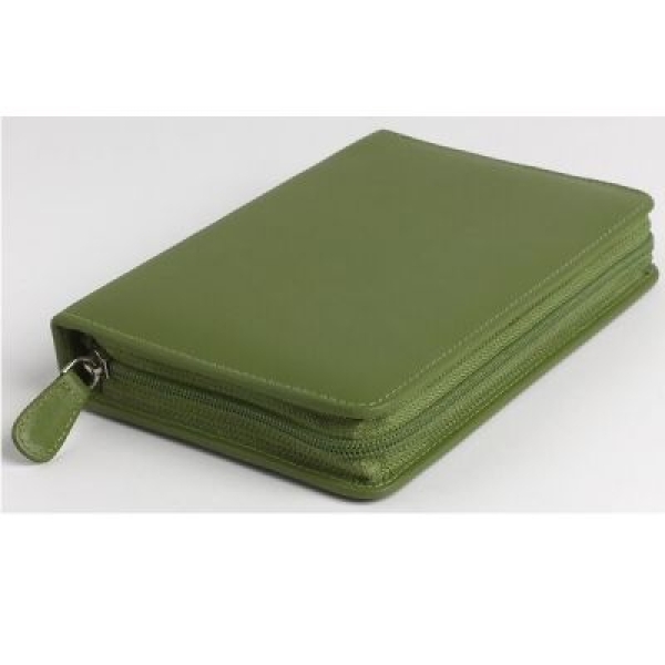 Taschenapotheke 60er Leder grün