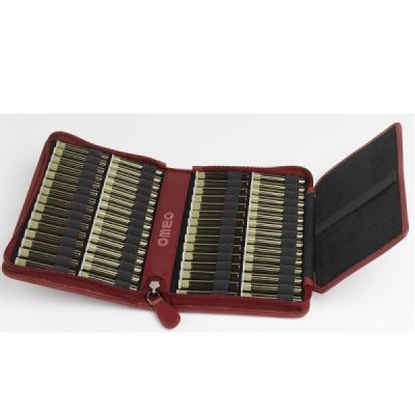 Taschenapotheke 60er Leder rot